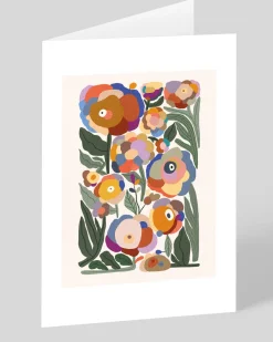 Abstract Floral Greeting Card | Ohh Deer