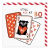 Ace At 80 Square Birthday Card | Gemma Correll | Ohh Deer