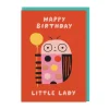 Adorable Little Lady Birthday Card 🎈 | Ohh Deer