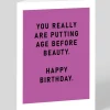 Age Before Beauty Birthday Card | Ohh Deer