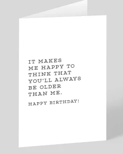 Always Older Than Me Birthday Card | Ohh Deer