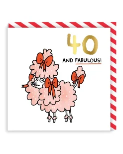 40 and Fabulous Birthday Card | Gemma Correll | Ohh Deer