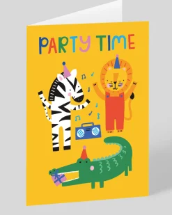 Animal Party Time Birthday Card | Ohh Deer