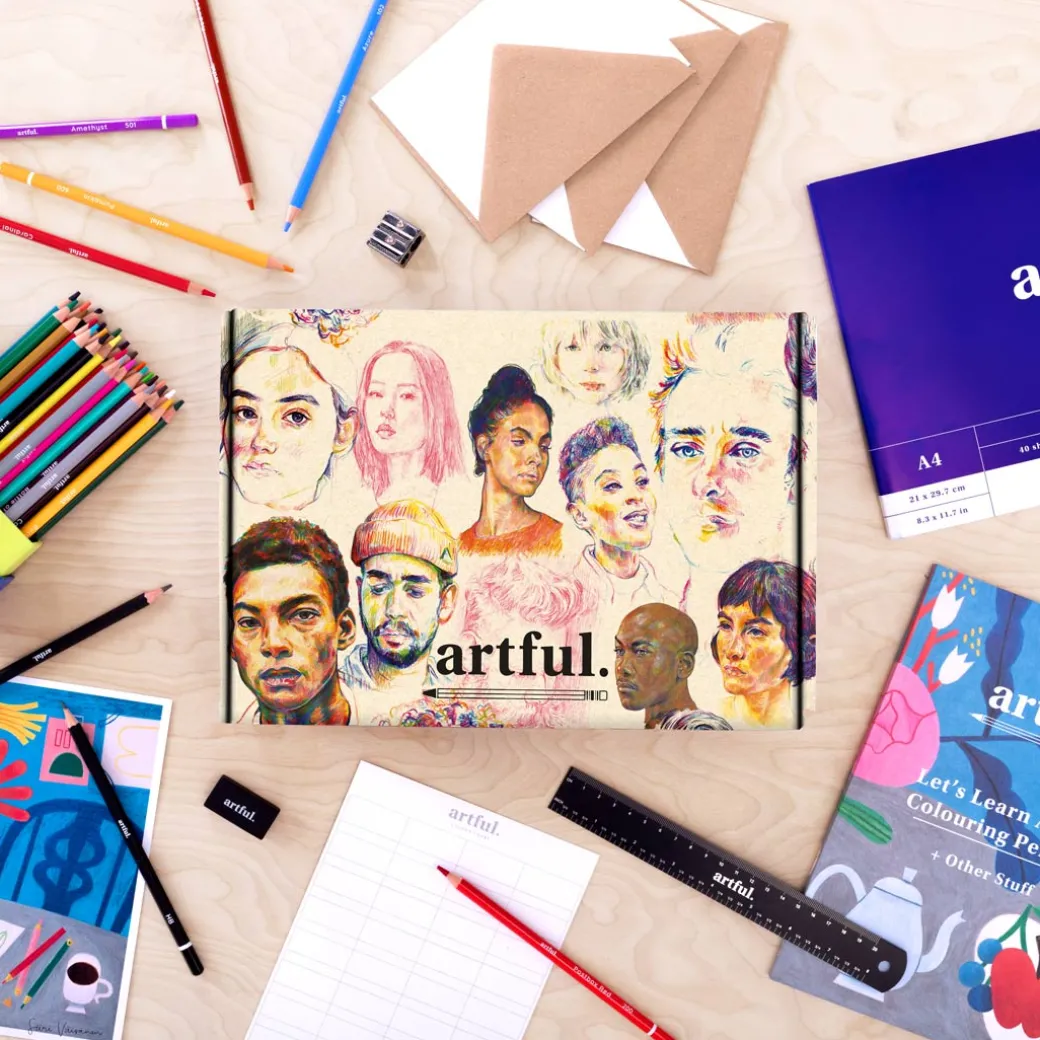 Art School in a Box Colouring Pencil Edition | Artful | Ohh Deer