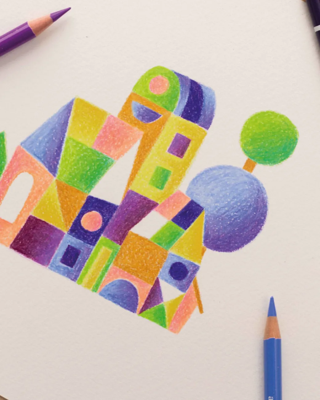 Art School in a Box Colouring Pencil Edition | Artful | Ohh Deer