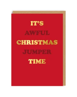 Awful Christmas Jumper Time Christmas Card | Ohh Deer