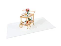 Bar Cart 3D Pop Up Greeting Card | Ohh Deer