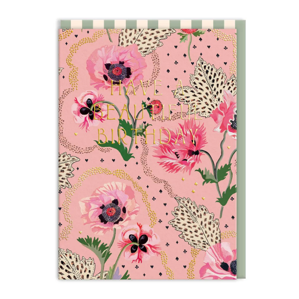 Beautiful Poppies Birthday Card
