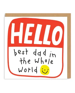 Best Dad In The Whole World Greeting Card