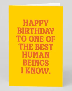 Best Human Being I Know Birthday Card | Ohh Deer