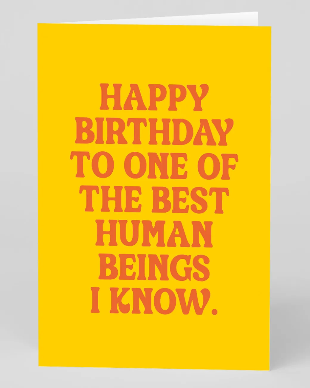 Best Human Being I Know Birthday Card | Ohh Deer