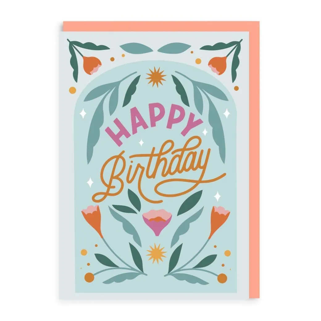 Birthday Floral Greeting Card | Ohh Deer