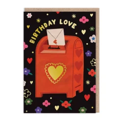 Birthday Love Postbox Birthday Card - Daria Solak | Ohh Deer
