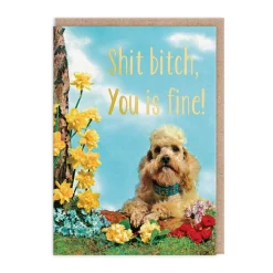 Bitch You Is Fine Greeting Card | Ohh Deer
