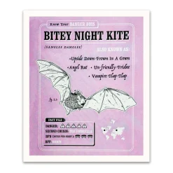 Bitey Night Kite Riso Print (12x10)
