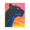 Black Panther Riso Print (12x10)