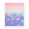 Boats at Sea Riso Print (12x10)