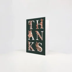 Botanical Thanks 3D Pop Up Greeting Card | Ohh Deer