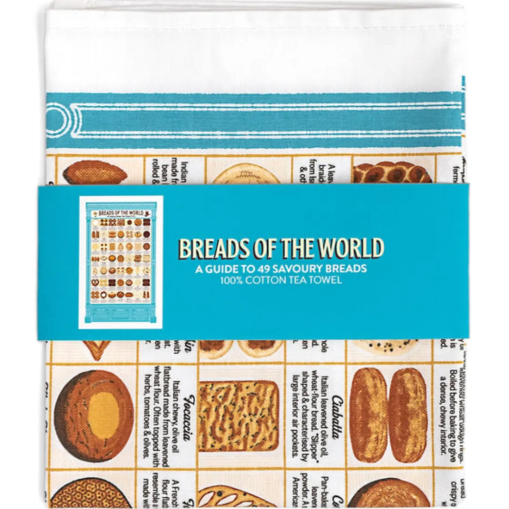 Breads of the World Tea Towel