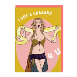 Britney I Got A Card 4 U Greeting Card | Ohh Deer