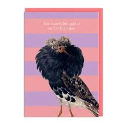 Brought it Birthday Greeting Card