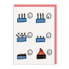 Cake Fire Greeting Card