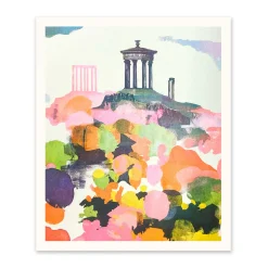 Calton Hill Riso Print (12x10)
