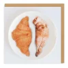 Cat Croissants Greeting Card