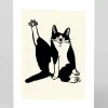 Cat Pose Greeting Card | Ohh Deer