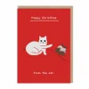 Cat Pudding Christmas Card - Ken The Cat | Ohh Deer