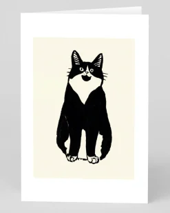 Cat Stare Greeting Card | Ohh Deer