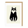 Cat Stare Greeting Card | Ohh Deer