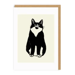 Cat Stare Greeting Card | Ohh Deer