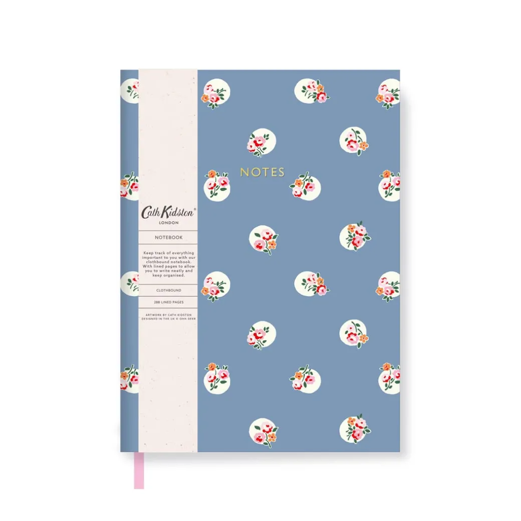 Cath Kidston Floral Spot Linen Notebook | Ohh Deer
