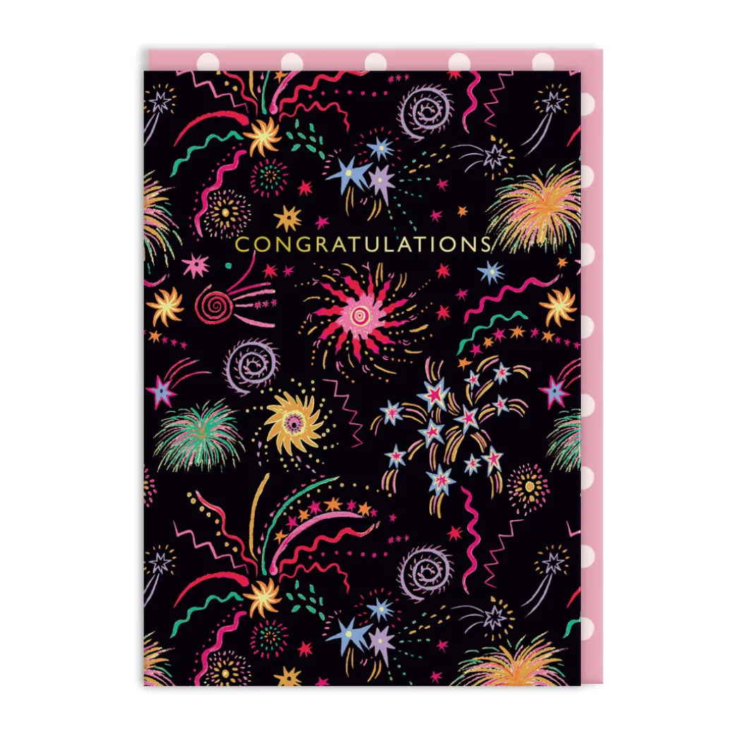 Cath Kidston's Fireworks Congratulations Card 🎆 | Ohh Deer