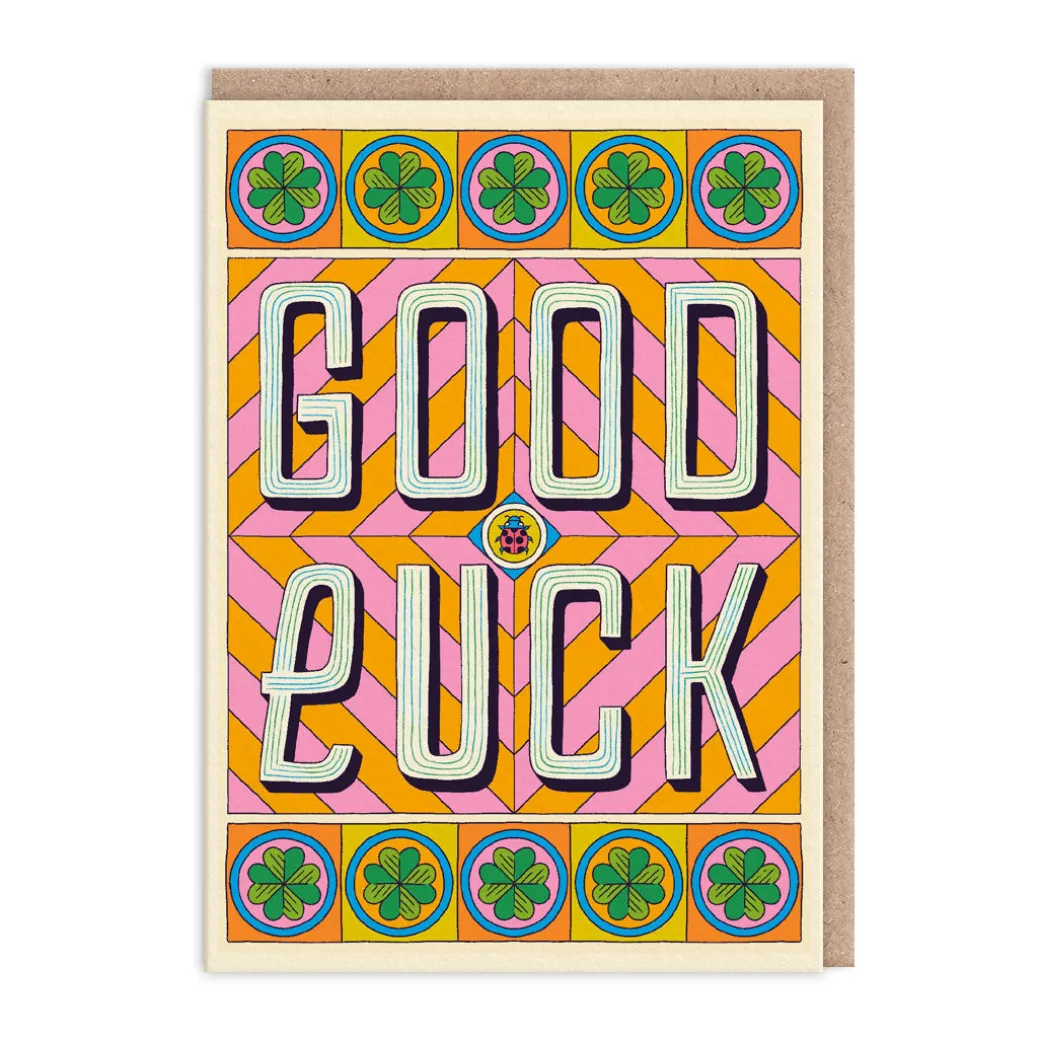 Celtic Good Luck Greeting Card 🍀 - Frieda Ruh | Ohh Deer