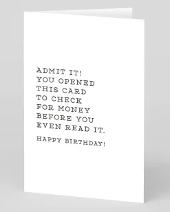 Check For Money Birthday Card | Ohh Deer