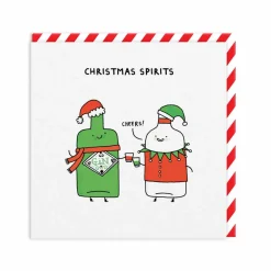 Christmas Spirits Greeting Card