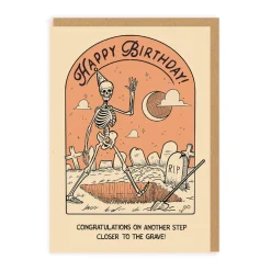 Closer to the Grave Greeting Card | Ohh Deer