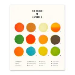 Colours of Cocktails Riso Print (12x10)
