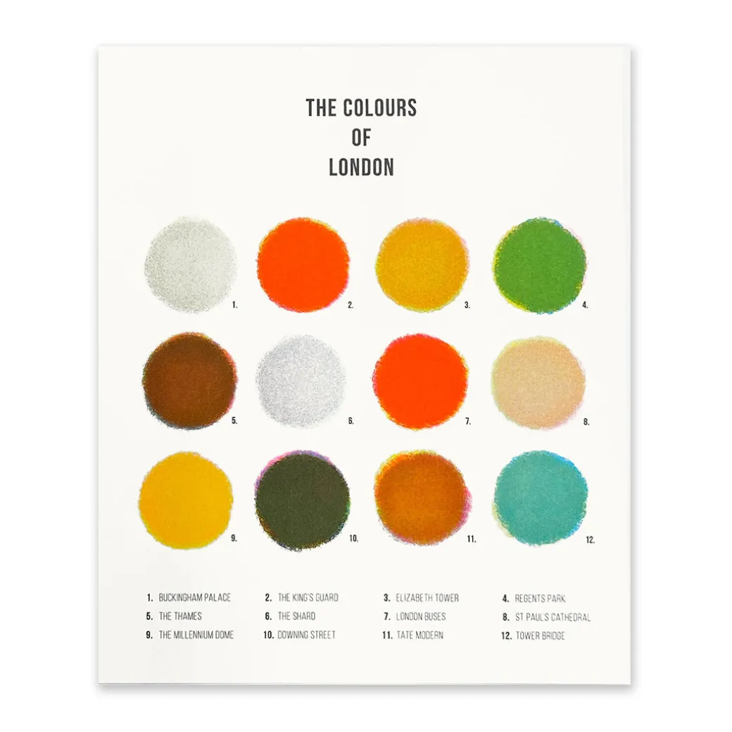 Colours of London Riso Print (12x10)