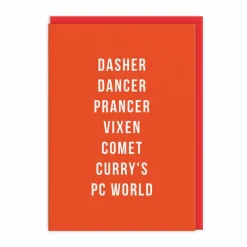 Comet Curry PC World Christmas Card | Ohh Deer