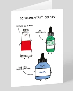 Complimentary Colours Greeting Card | Ohh Deer