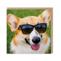 Corgi In Sunnies Greeting Card 🕶️ | Ohh Deer
