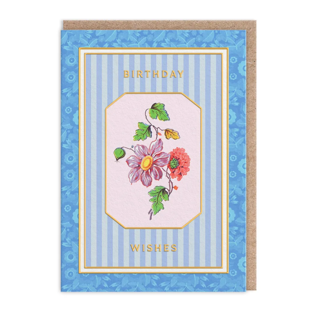Cottagecore Flower on a Vine Birthday Card