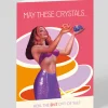 Crystals Heal The Shit Out Of You Greeting Card | Ohh Deer