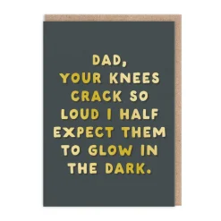 Dad - Glow In The Dark Greeting Card