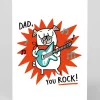 Dad You Rock Father's Day Card | Ohh Deer