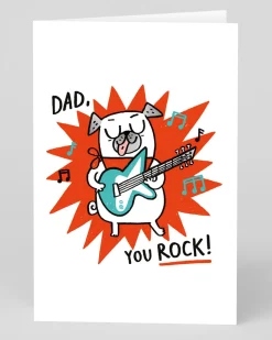 Dad You Rock Father's Day Card | Ohh Deer