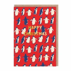Dancing Penguins Christmas Card | Ohh Deer